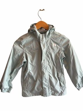 The North Face Antota Rain Jacket Mint Green DryVent kids Waterproof